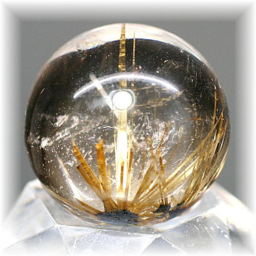 ブラジル産・高品質]ゴールドルチル丸玉/スフィア - 埼玉県吉川市の