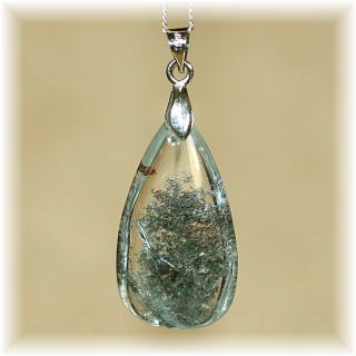 ブラジル産]ガーデンクォーツペンダントトップ/庭園水晶/ガーデン水晶