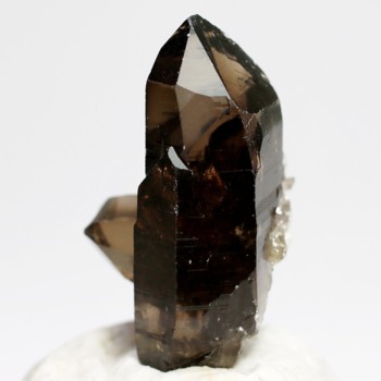 スモーキークォーツナチュラルポイント（未加工原石、単結晶） - 埼玉