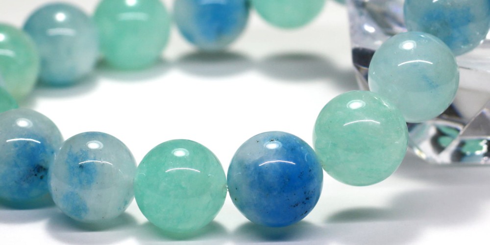 高品質++]アフガニスタン産グラノブラスチックブレスレット/ブルー