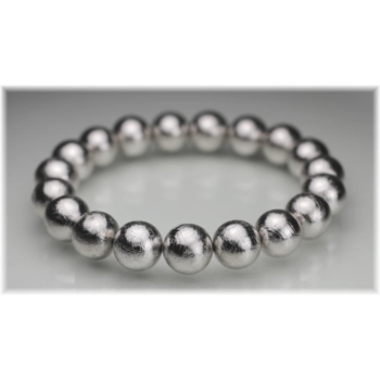 ギベオン隕石ブレスレット（約10.5mm玉） - 埼玉県吉川市の天然石専門