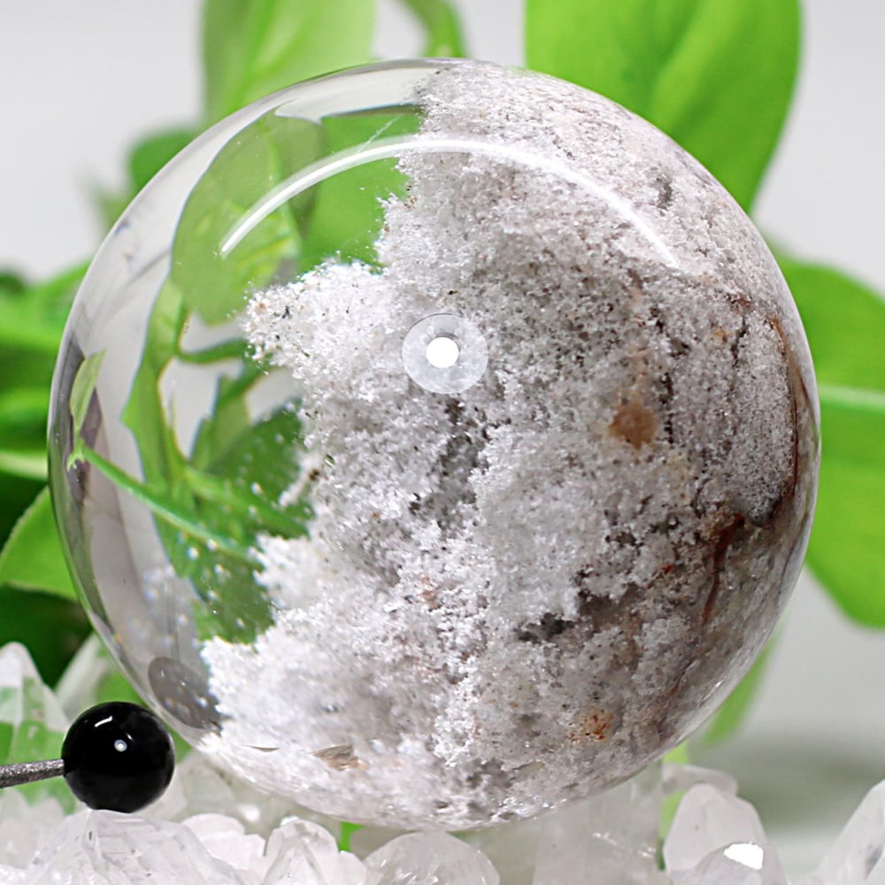 トップクォリティ]ガーデンクォーツ丸玉/ガーデン水晶スフィア（球体