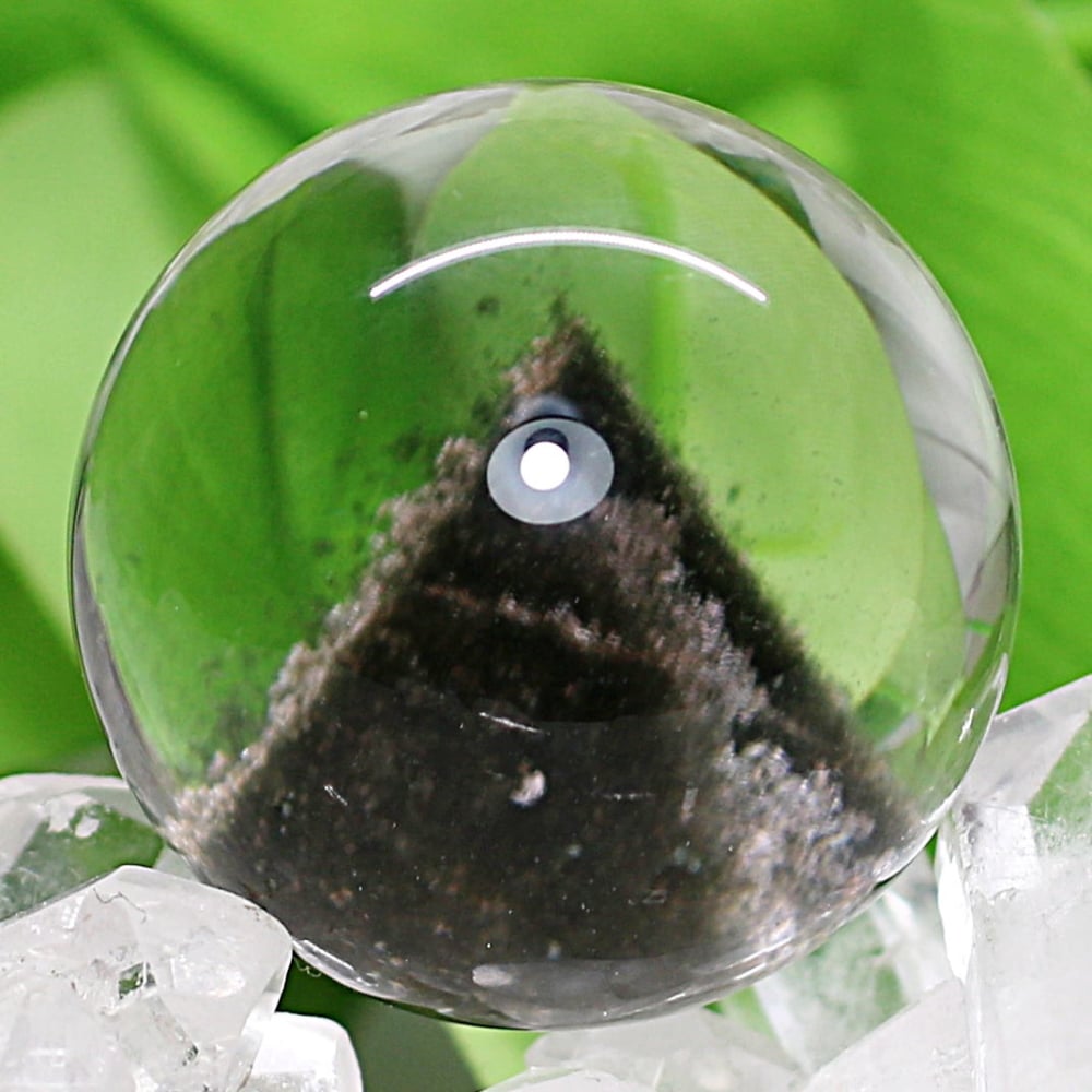 トップクォリティ]ガーデンクォーツ丸玉/ガーデン水晶スフィア（球体