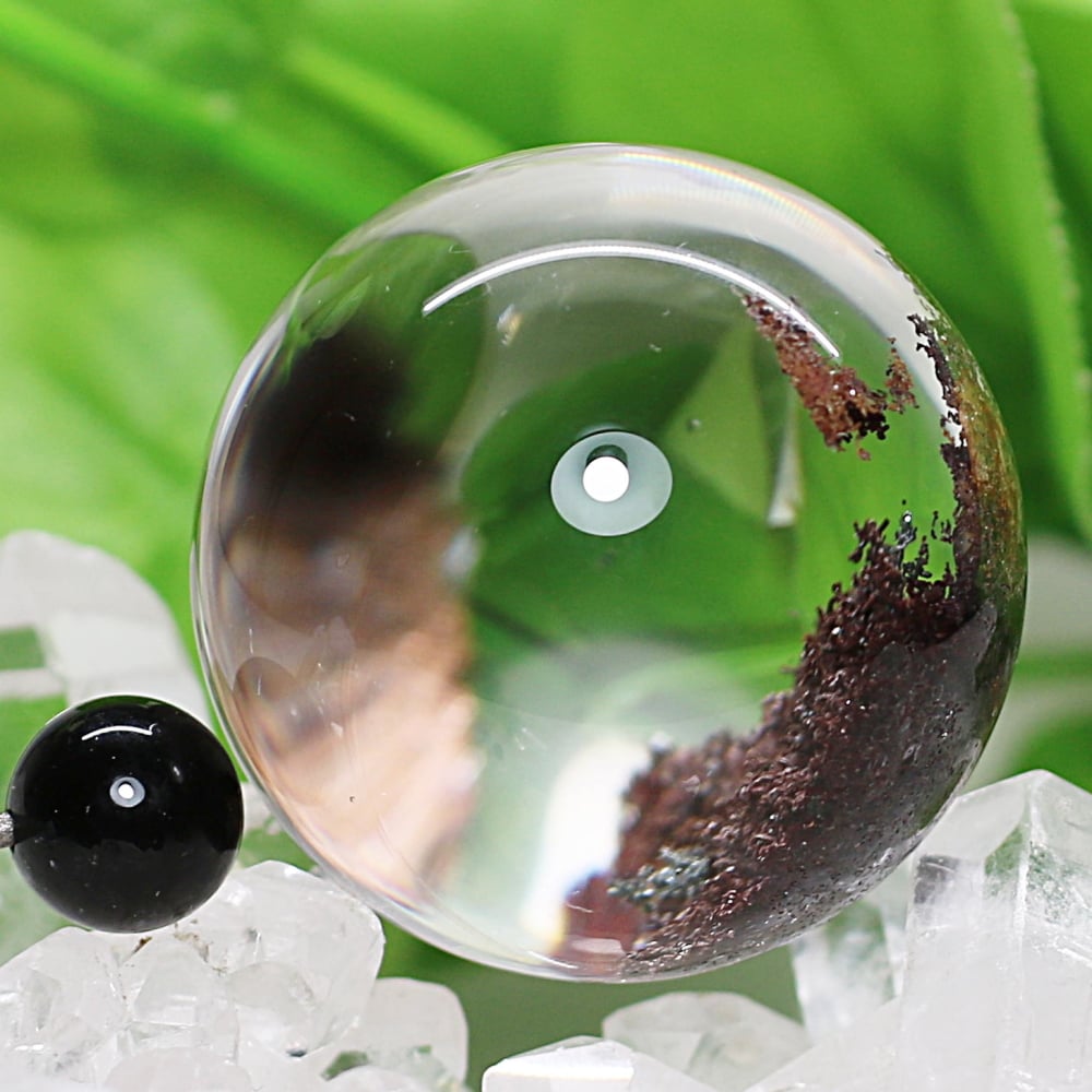 トップクォリティ]ガーデンクォーツ丸玉/ガーデン水晶スフィア（球体