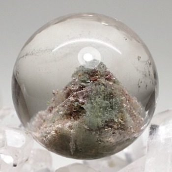 高品質]ガーデンクォーツ丸玉/ガーデン水晶スフィア（直径30.1mm