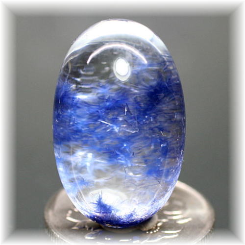 ブラジル産]デュモルチェライトインクォーツルース - 埼玉県吉川市の