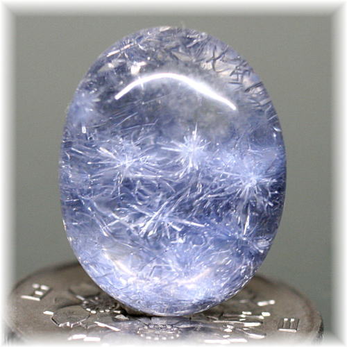 ブラジル産]デュモルチェライトインクォーツルース - 埼玉県吉川市の