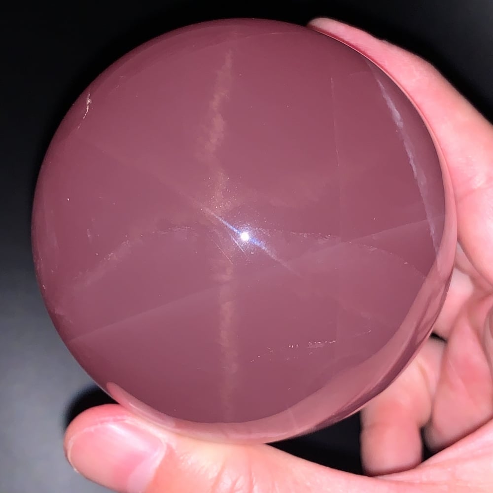 トップクォリティ]マダガスカル産ディープローズクォーツ丸玉/大玉