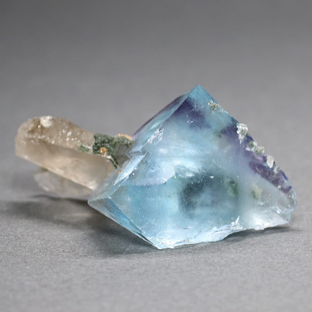 希少共生石！中国/湖南省]瑶崗仙鉱山(ヤオガンシャン)産フローライト