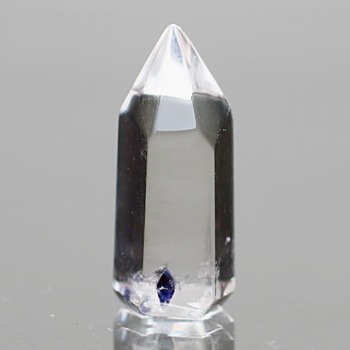 高品質]フローライトインクォーツポリッシュポイント/ミニサイズ結晶