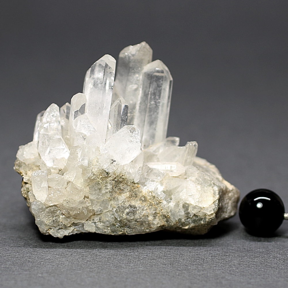 カンチェンジュンガ産ヒマラヤ水晶ミニクラスター/原石（45.7g