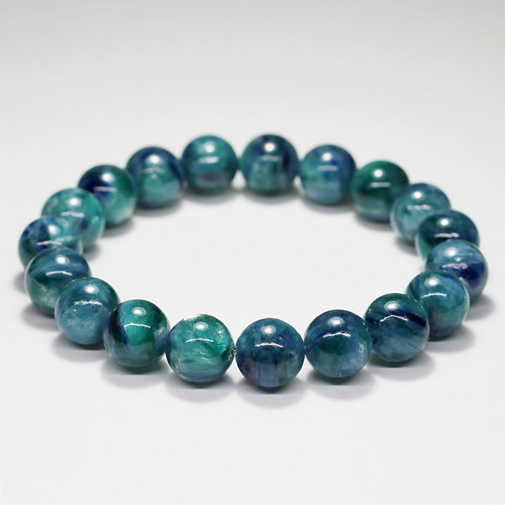 高品質]カイヤナイトインフックサイトブレスレット（約10.5mm玉