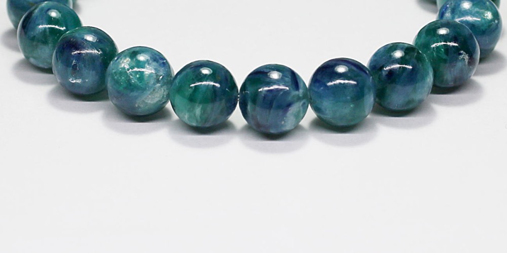 高品質]カイヤナイトインフックサイトブレスレット（約10.5mm玉