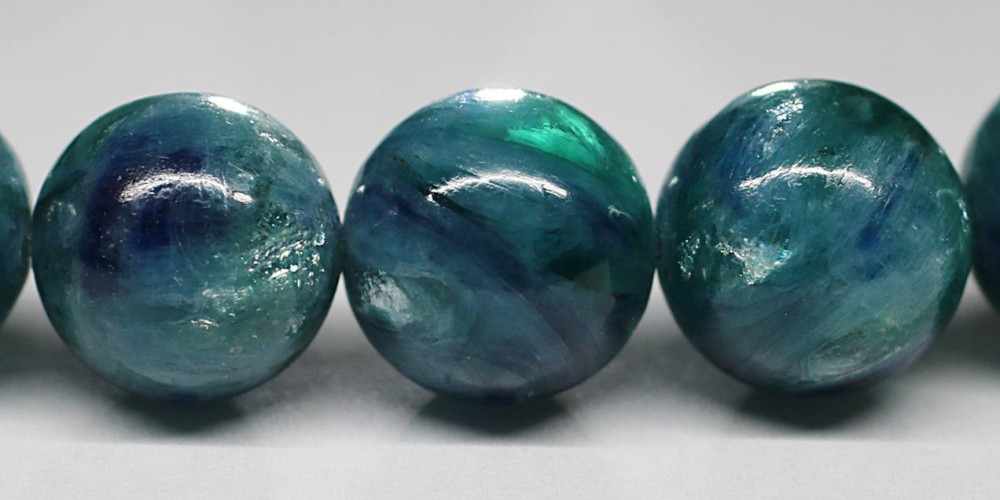 高品質]カイヤナイトインフックサイトブレスレット（約10.5mm玉