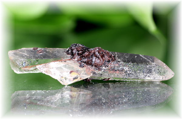 広東省産]ヘマタイト＆水晶原石ナチュラルポイント - 埼玉県吉川市の