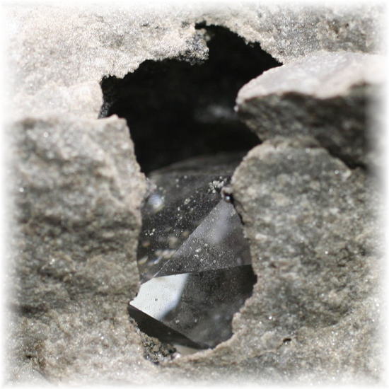 希少]天然ハーキマーダイヤモンド母岩付き原石 - 埼玉県吉川市の天然石