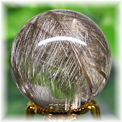 高品質]シルバールチルクォーツ丸玉/スフィア - 埼玉県吉川市の天然石