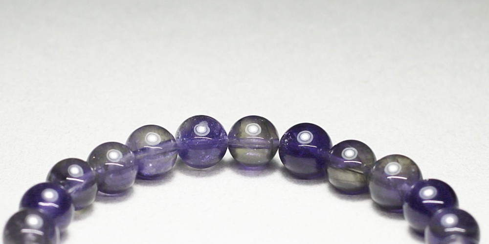 高品質++]アイオライトブレスレット（約8.5mm玉） - 埼玉県吉川市の