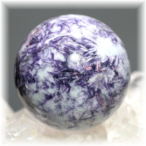 ロシア・アルタイ共和国産レピドライトインピンクトルマリンスフィア