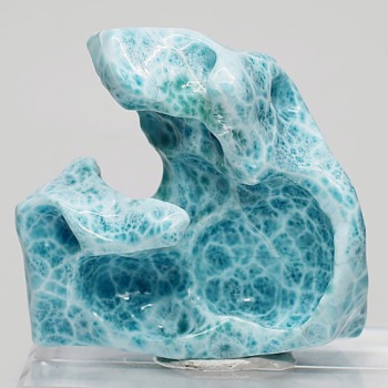 ドミニカ産・最高品質]宝石質ラリマーエッグシェイプ - 埼玉県吉川市の