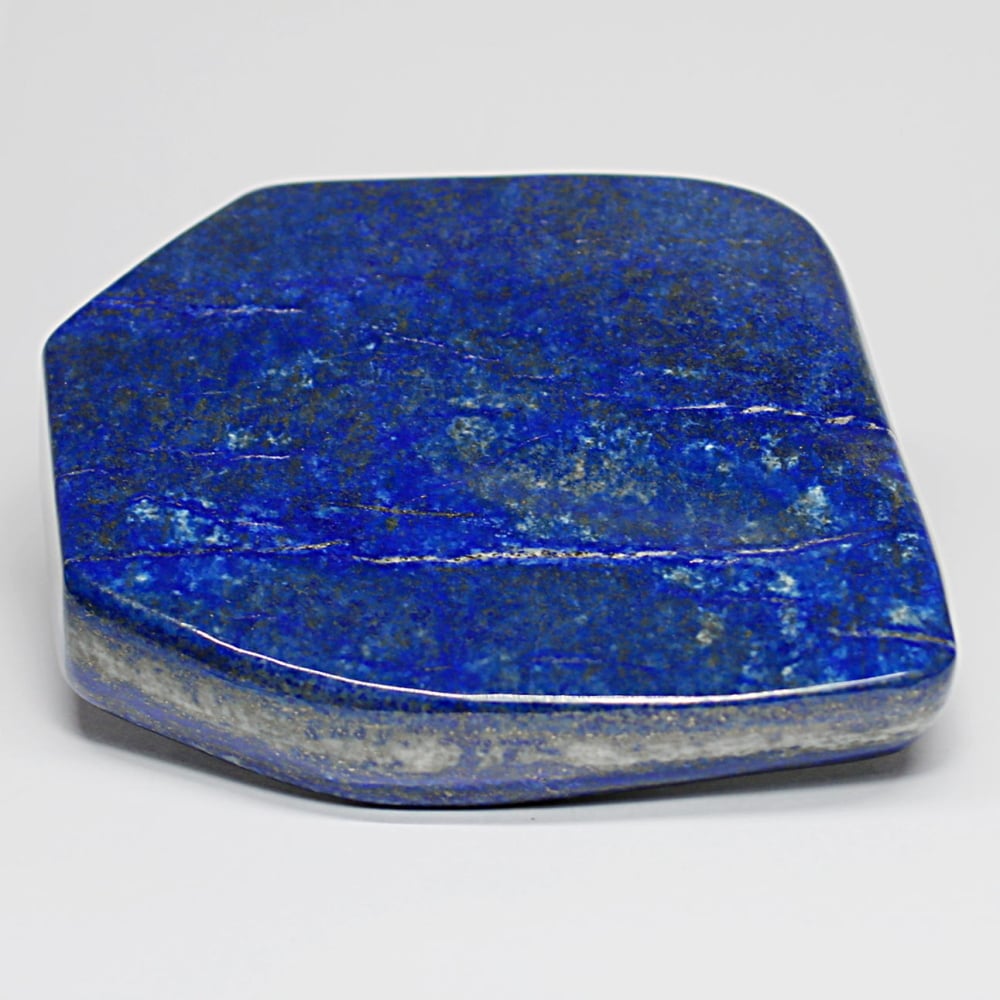 高品質]アフガニスタン産ラピスラズリ磨き原石/フリーフォーム（置物