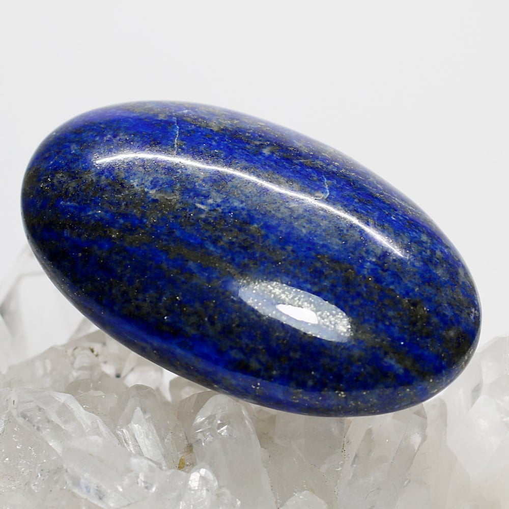 高品質]アフガニスタン産ラピスラズリ磨き原石/タンブルフォーム（置物