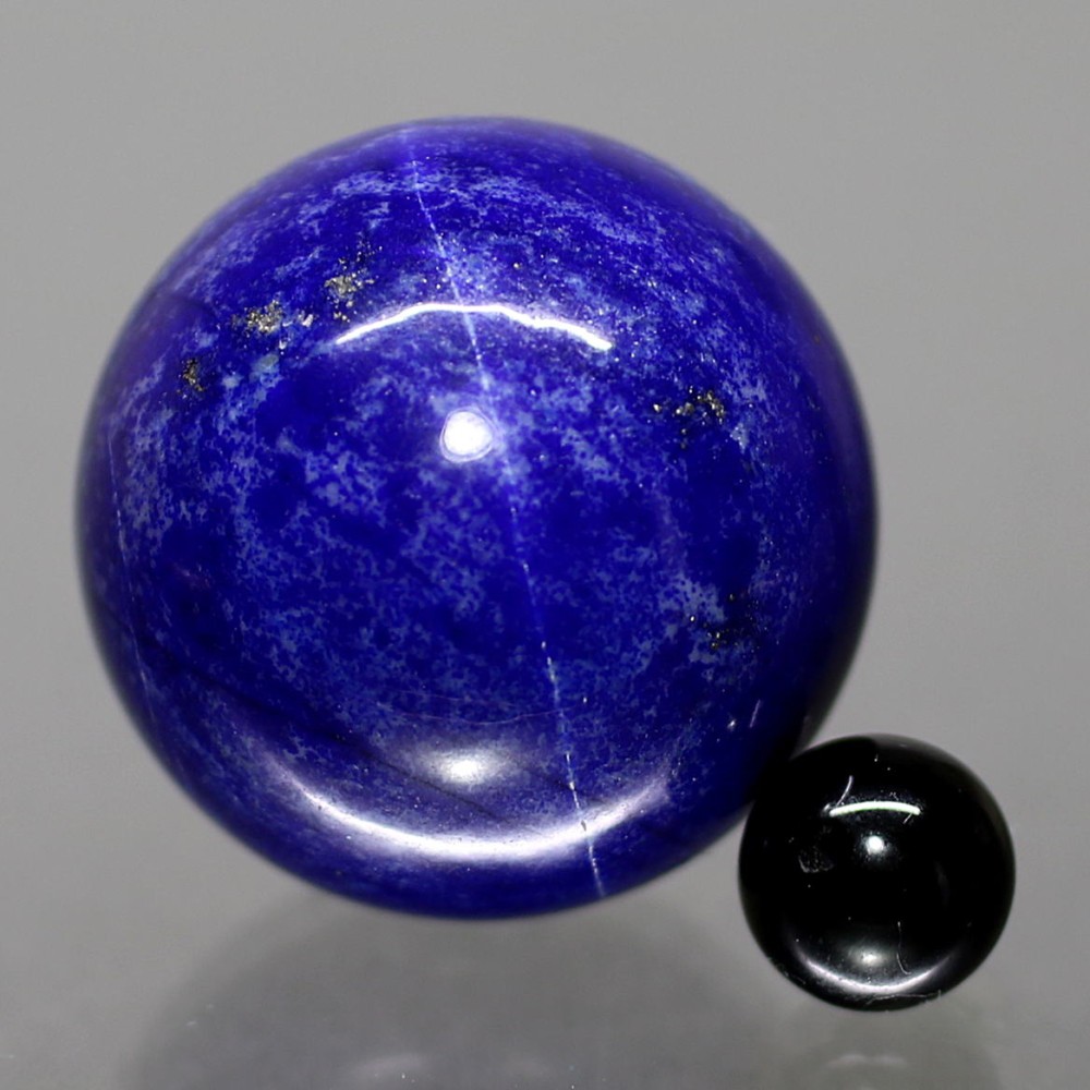 アフガニスタン産]ラピスラズリ丸玉/スフィア（直径約3cm） - 埼玉県