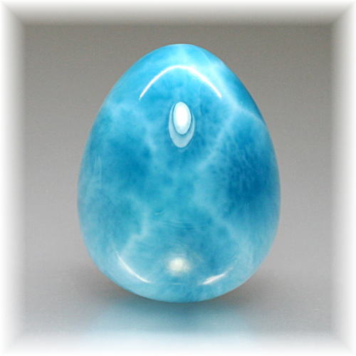 ドミニカ産・最高品質]宝石質ラリマーエッグシェイプ - 埼玉県吉川市の