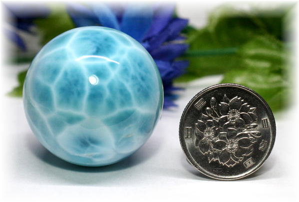 高品質]ラリマー丸玉/スフィア - 埼玉県吉川市の天然石専門店・水晶