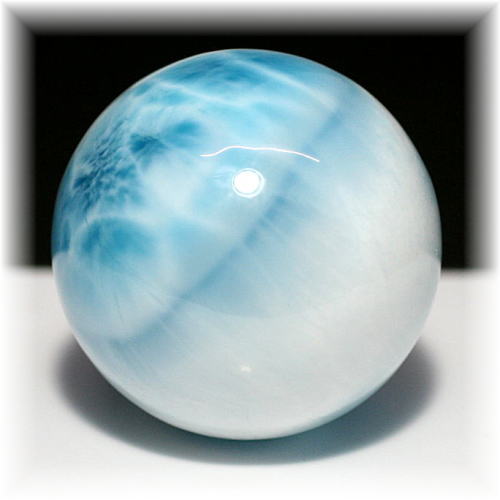 高品質・ドミニカ産]ラリマー丸玉/スフィア - 埼玉県吉川市の天然石