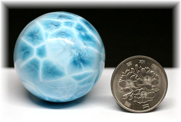 高品質]ラリマー丸玉/スフィア - 埼玉県吉川市の天然石専門店・水晶