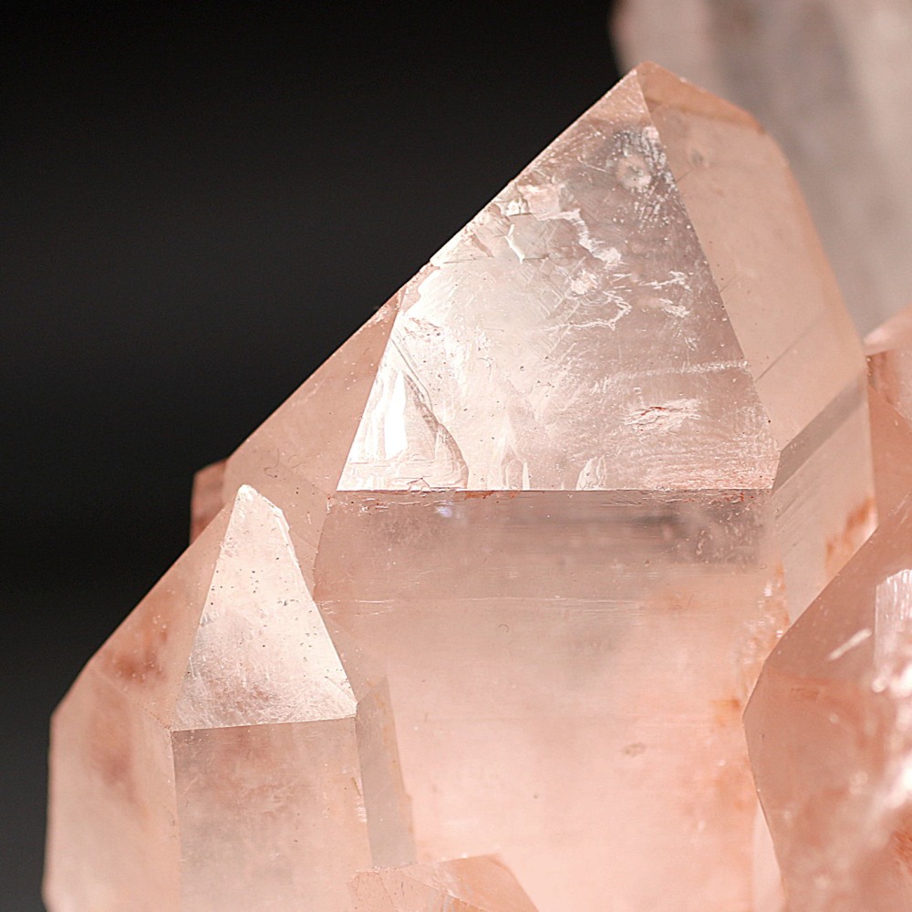 特別価格/インド/マニカラン産]ヒマラヤ水晶クラスター/原石（ピンク