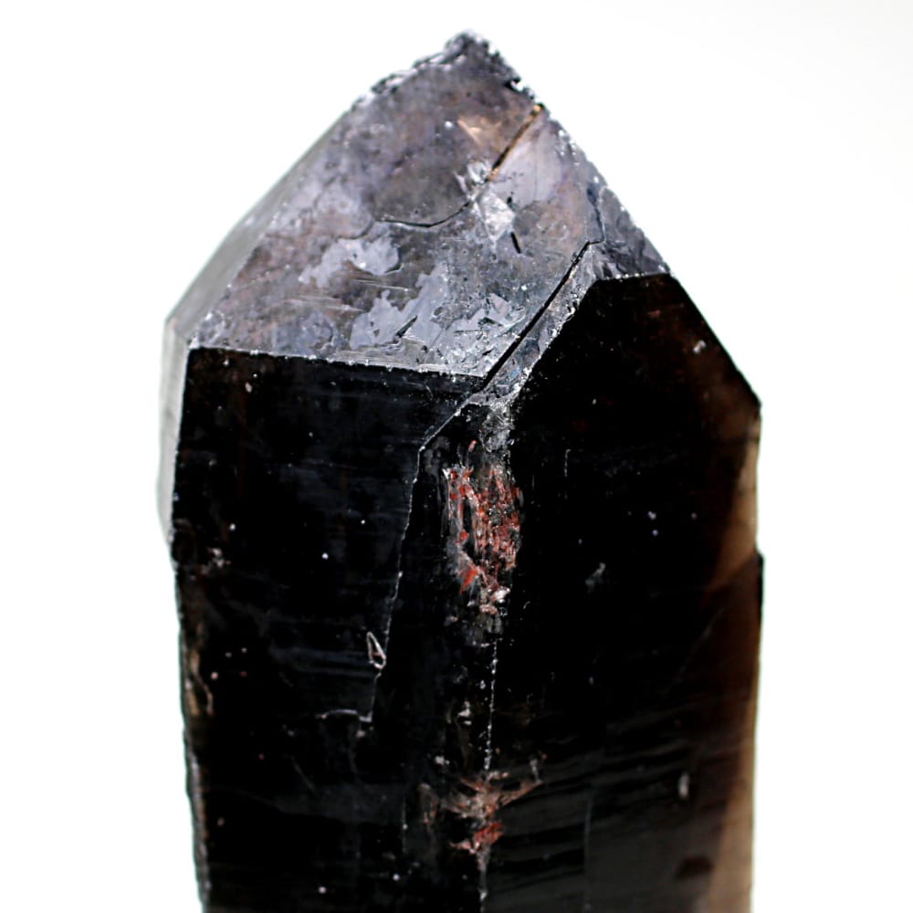 高品質]ブラジル産モリオン原石/天然黒水晶（手のひらサイズ339g