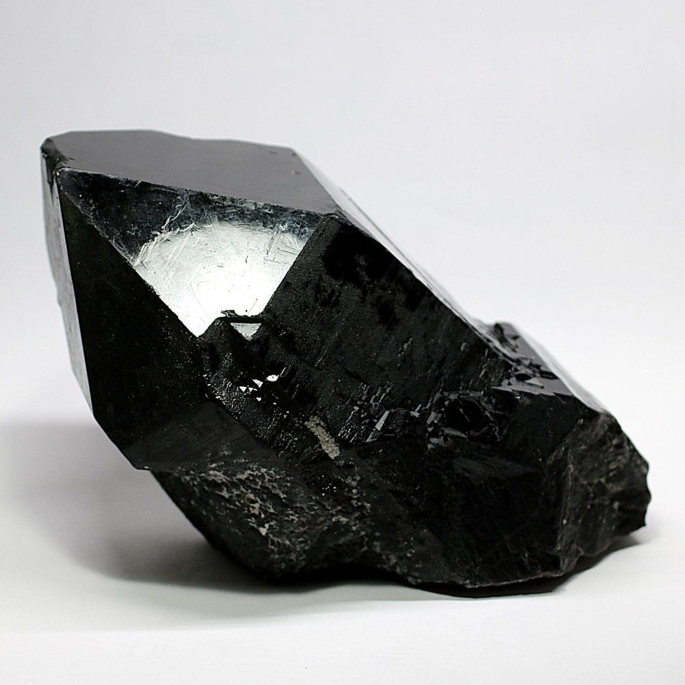 山東省産] 天然モリオン原石ナチュラルポイント（大型3.12kg） - 埼玉