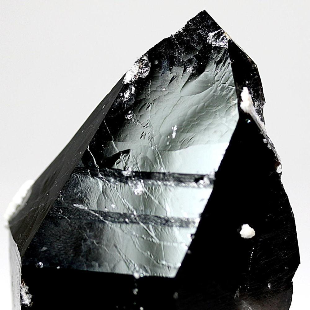 山東省産]フラワーカルサイトオンモリオン原石（天然黒水晶ナチュラル