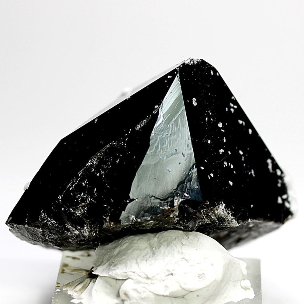 山東省産]フラワーカルサイトオンモリオン原石（天然黒水晶ナチュラル