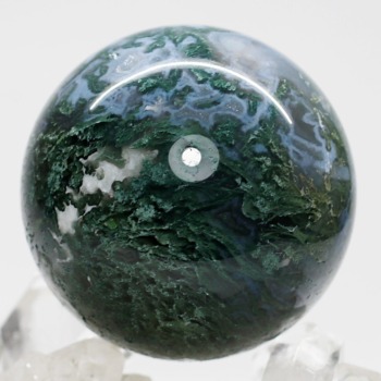 モスアゲート/苔瑪瑙丸玉（スフィア、球体石） - 埼玉県吉川市の天然石