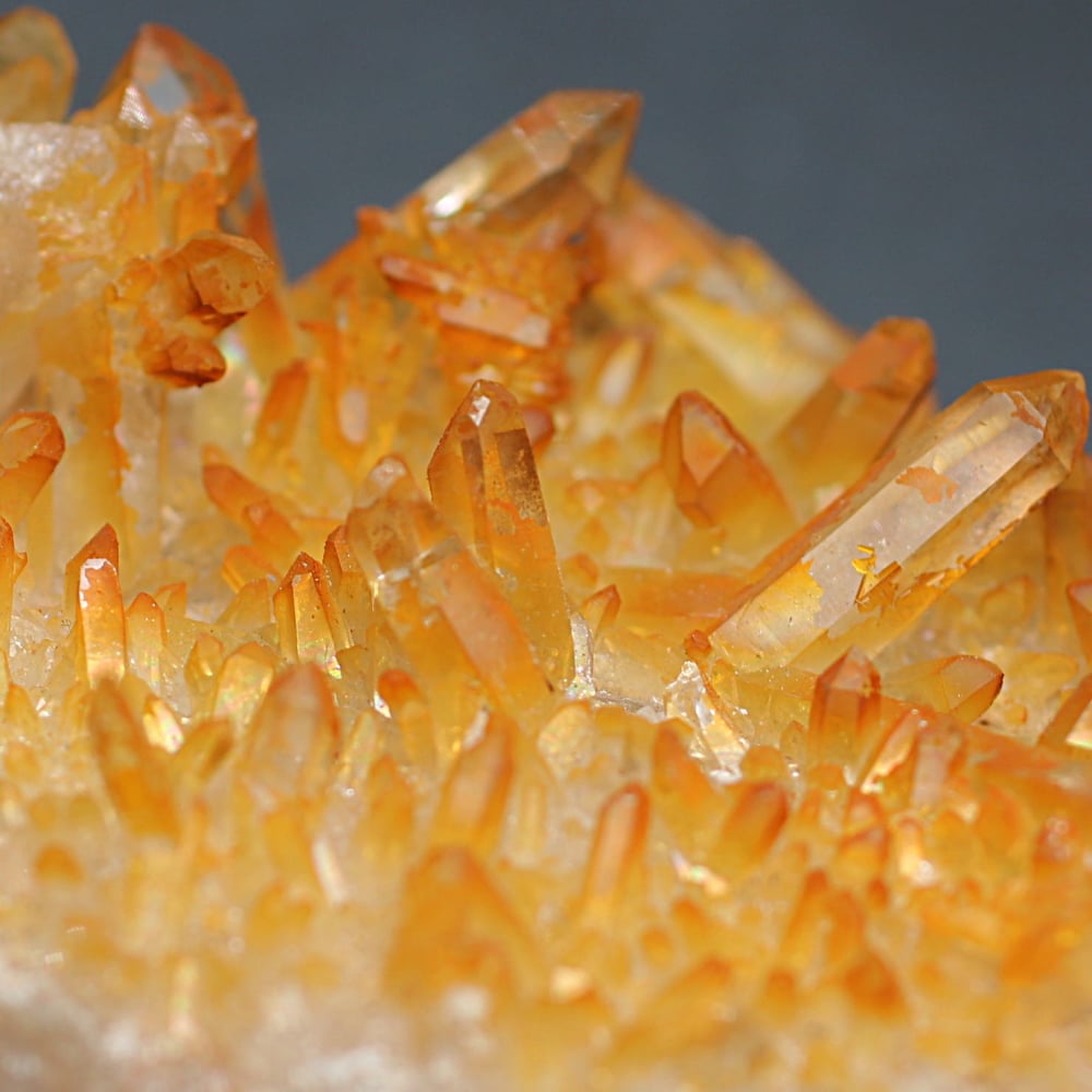 インド/マニカラン産ヒマラヤ水晶ゴールデンヒーラークラスター