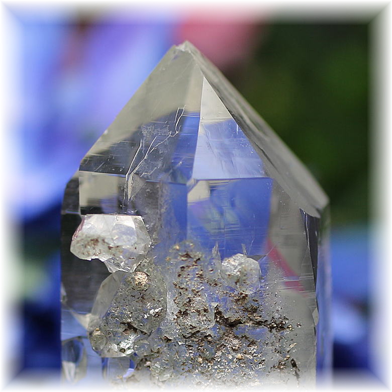 インド/マニハール産]ヒマラヤ水晶原石ナチュラルポイント（クロー