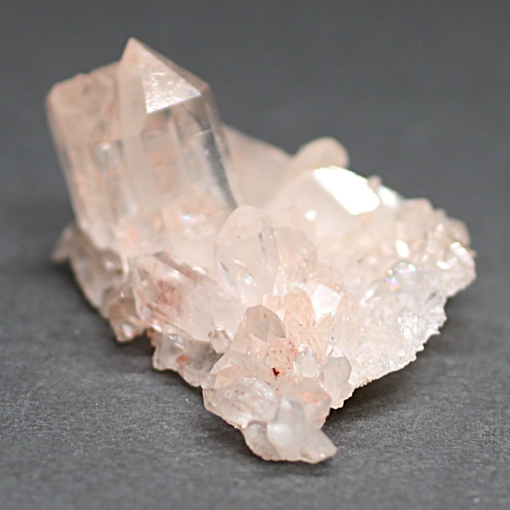 高品質]インド/マニカラン産ヒマラヤ水晶クラスター/原石小さめサイズ