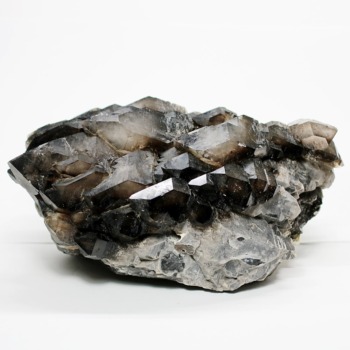 スモーキークォーツナチュラルポイント（未加工原石、単結晶） - 埼玉