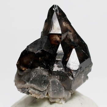 スモーキークォーツナチュラルポイント（未加工原石、単結晶） - 埼玉