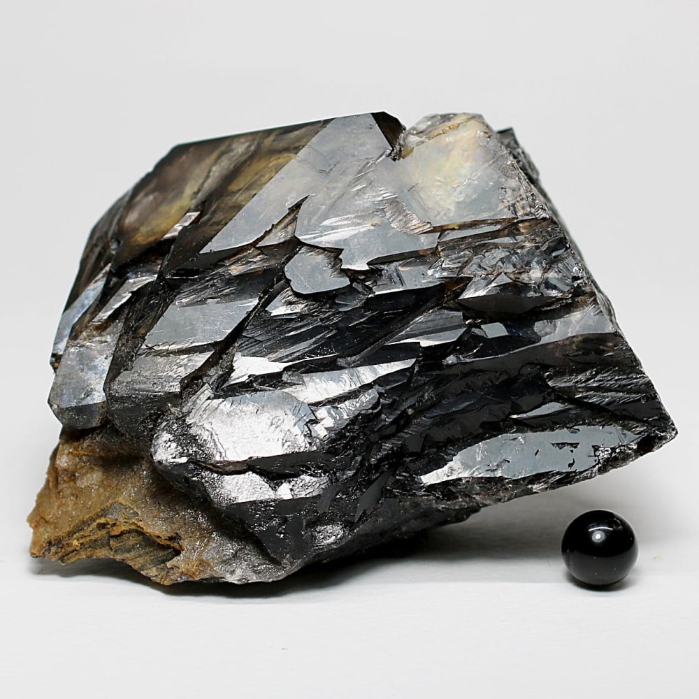 レア！高品質]ブラジル産ジャカレースモーキーモリオン原石/天然