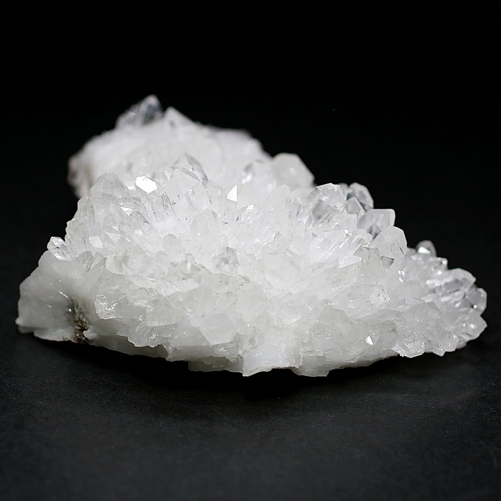 中国/四川省産]水晶クラスター/原石（専用木製台座付） - 埼玉県吉川市