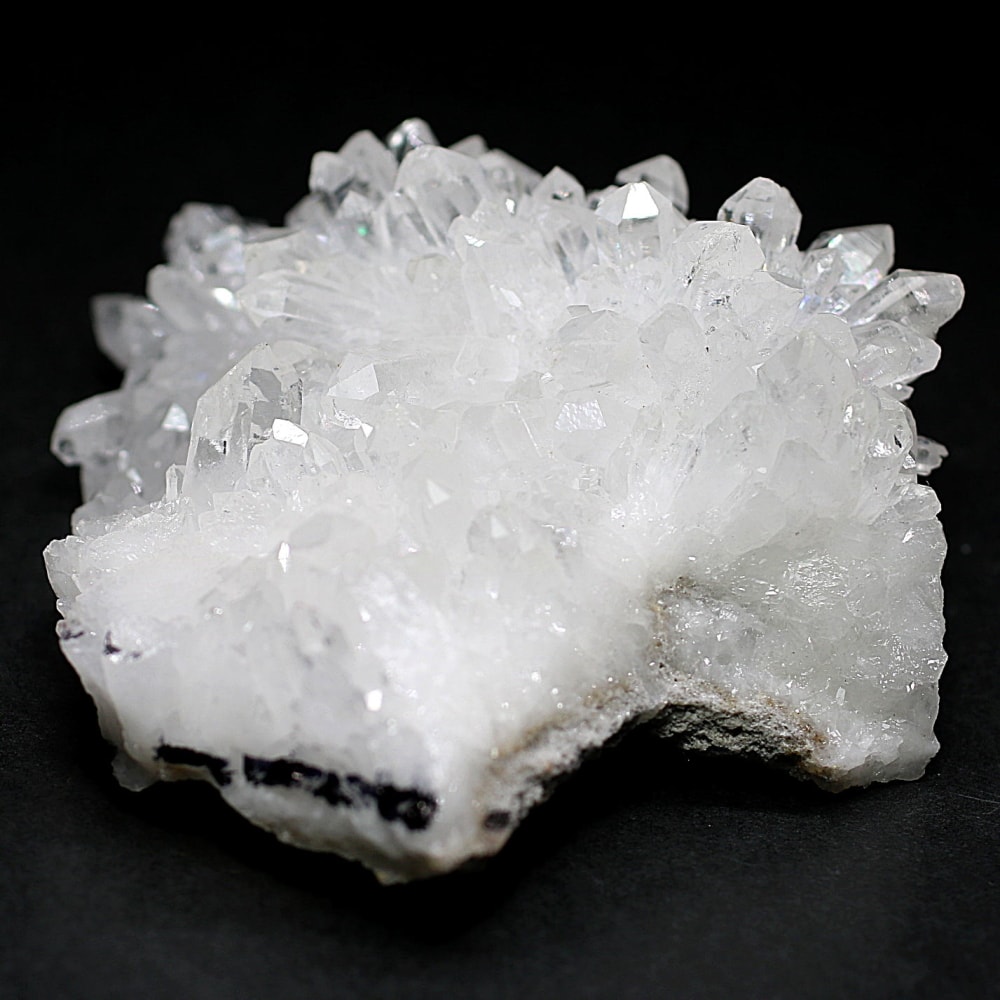 中国/四川省産]水晶クラスター/原石（専用木製台座付） - 埼玉県吉川市