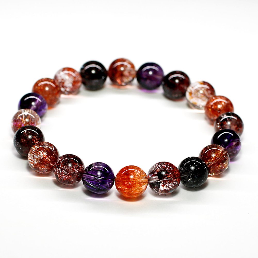 最高品質]ミックススーパーセブンブレスレット（約10mm玉） - 埼玉県