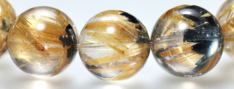 太陽放射ルチルクォーツブレスレット - 埼玉県吉川市の天然石専門店