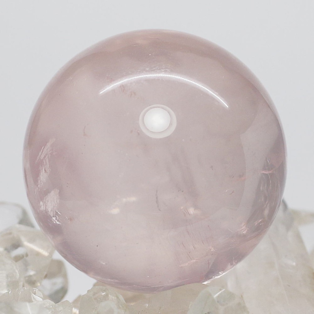 マダガスカル産]スターローズクォーツ丸玉/スフィア（直径34.9mm