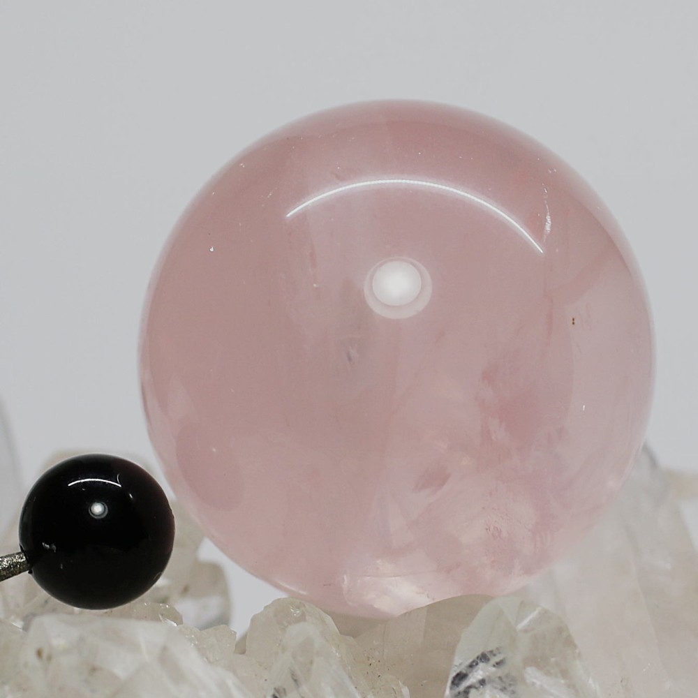 マダガスカル産]スターローズクォーツ丸玉/スフィア（直径35.3mm