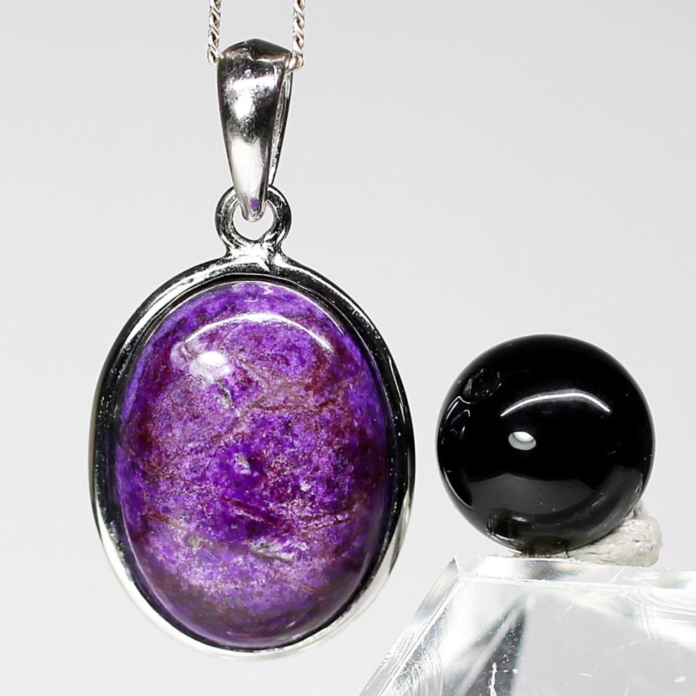 南アフリカ産]スギライトペンダントトップ（シルバー925） - 埼玉県